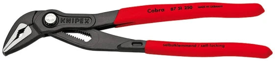 KNIPEX 87 51 250 Tongue-and-Groove Pliers, 3.2–3.4 cm, Chromium-Vanadium Steel, Red, 25 cm (Red) — view 3