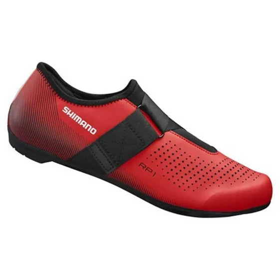 SHIMANO RP101 Road Cycling Shoes (EU 47 / Red)