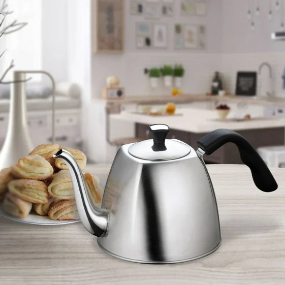 Feel-Maestro Feel Maestro MR-1333-Tea Kettle Black Stainless Steel Plastic 1.1 L (Silver) — view 6