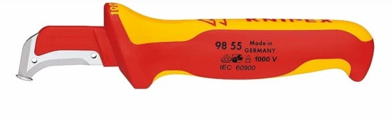KNIPEX 98 55, 18 cm x 3.8 cm, 68 g, 1 piece (Red / Yellow / Silver) — view 3