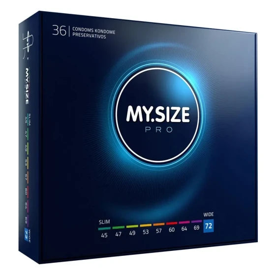MY.SIZE Pro 72 mm Condoms, 36 units (Transparent)