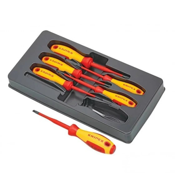 Knipex 00 20 12 V05 Thin Screwdriver Set (Gray) — view 2