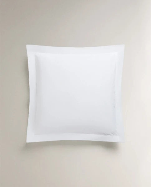 Zarahome Percale Pillowcase (200 Thread Count) (50 x 75 cm / White) — view 9