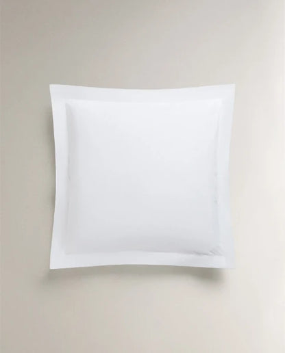 Zarahome Percale Pillowcase (200 Thread Count) (50 x 75 cm / White) — view 9