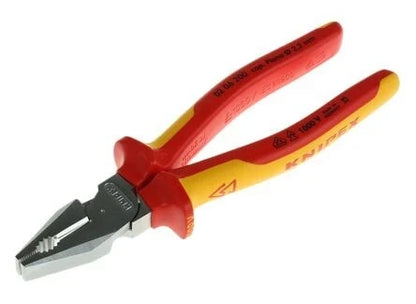 KNIPEX Insulated Universal Pliers 200 mm with Increased Leverage (Orange; Red) — view 2