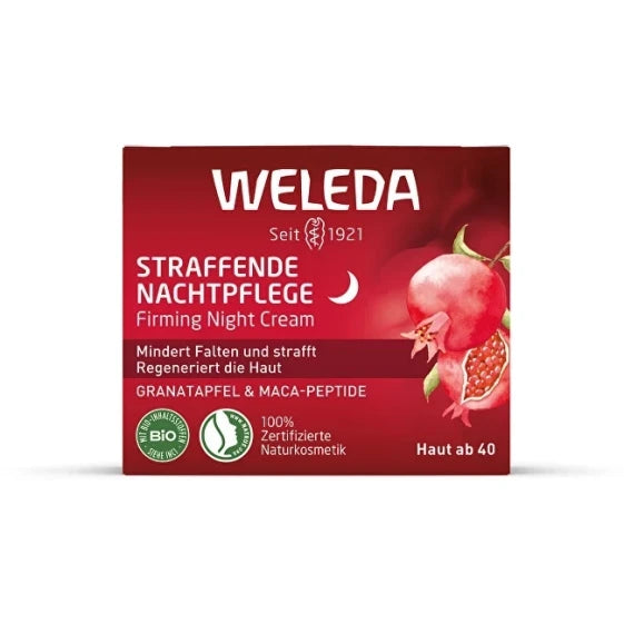 Weleda Firming Night Cream with Pomegranate and Maca Peptides, 40 ml (40 ml)