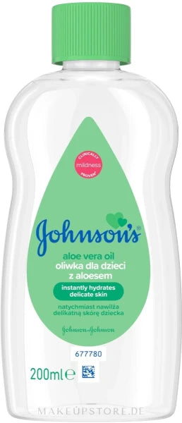 Johnsons Baby Johnson's Baby Gentle Body Oil with Aloe for Babies and Newborns (200 ml) — view 3