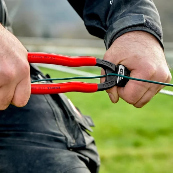 KNIPEX CoBolt XL bolt cutter pliers, plastic, red, 25 cm, 465 g (250 x 55 x 20 mm / Red) — view 2