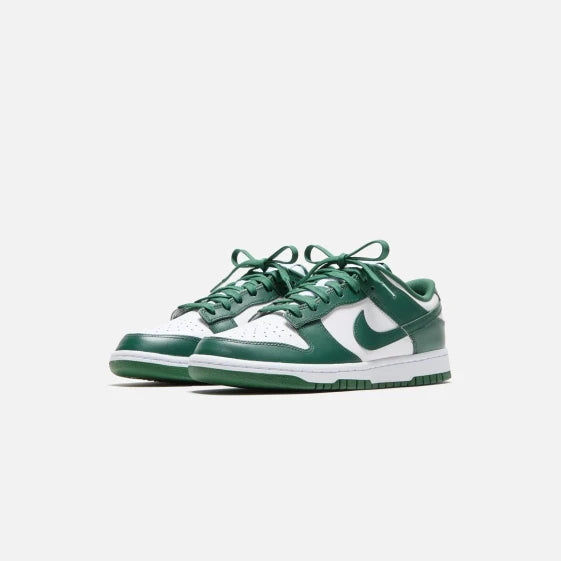 Nike Dunk Low Retro - White/Team Green/Total Orange - 9 (9) — view 2