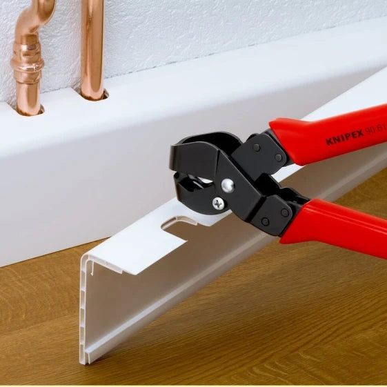 KNIPEX 90 61 20 Notching Pliers, Steel/Plastic, Red, 250 mm, 414 g (Red) — view 3