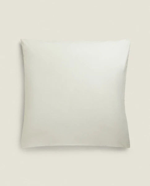 Zarahome Cotton Percale Pillowcase (200 Thread Count) (45 x 155 cm / Green) — view 6