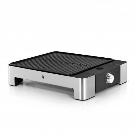 WMF LONO Quadro Table Grill, Black/Chrome, Square Griddle 270 x 270 mm, Aluminum (400 x 320 x 400 mm / Black) — view 2