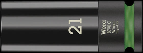 Wera 8790 C Metric Impact Socket, 21-32 mm, Black, 1 head (Black)
