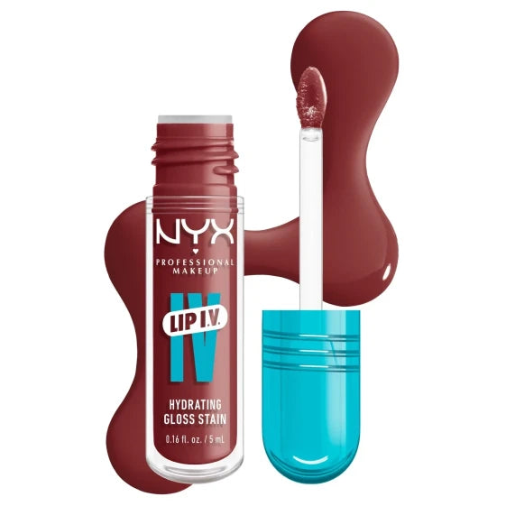 NYX Professional Makeup Lip I.V. Hydrating Gloss Stain (5 ml / Vinous) — view 14