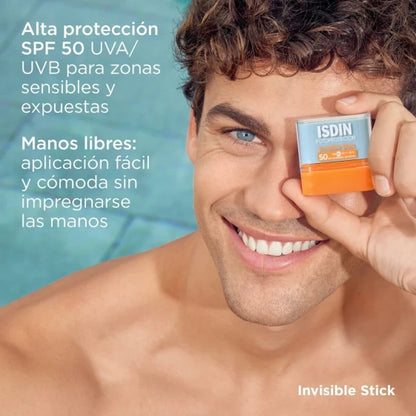 Isdin Invisible Sunscreen Stick SPF 50 10 g (10 ml) — view 3