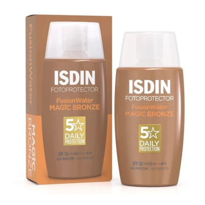 Isdin Photoprotector Fusion Water Color SPF 50 Bronze (50 ml / ae8873) — view 2