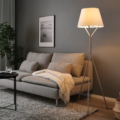 Ikea Nickel-Plated Floor Lamp — view 2