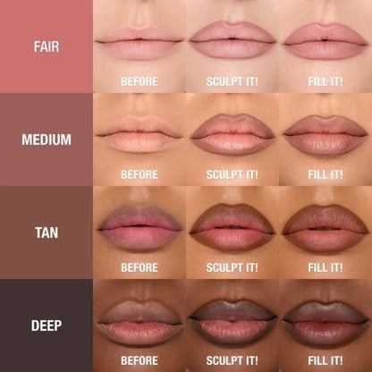 Charlotte Tilbury Lip Cheat Contour Duo Fair (Pink) — view 5