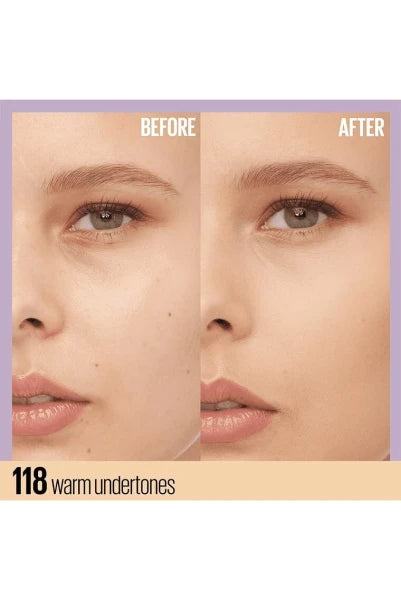 Maybelline New York Super Stay Lumi Matte Foundation — Long-Lasting Lightweight, Natural Matte Finish (35 ml / 118) — view 2