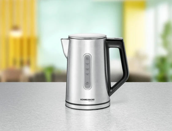 ROMMELSBACHER WK 3000 Electric Kettle 1.7 L 3000 W Black Stainless Steel Adjustable Thermostat Water Level Indicator — view 4