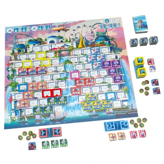 REPOS PRODUCTION Waterfall Park Board Game (Multicolor)