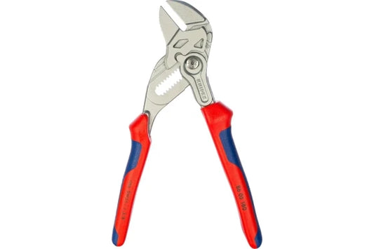 Knipex 86 05 180 - Slip-joint pliers - 3.5 cm - Chrome-vanadium steel - Plastic - Blue/Red - 18 cm (Blue)