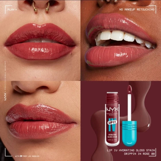 NYX Professional Makeup Lip I.V. Hydrating Gloss Stain (5 ml / Vinous) — view 11