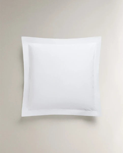 Zarahome Percale Pillowcase (200 Thread Count) (50 x 75 cm / White) — view 6
