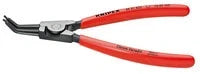 KNIPEX 46 31 A02 Circlip Pliers, Chromium-Vanadium Steel, Plastic, Red, 130 mm, 83 g (Red)