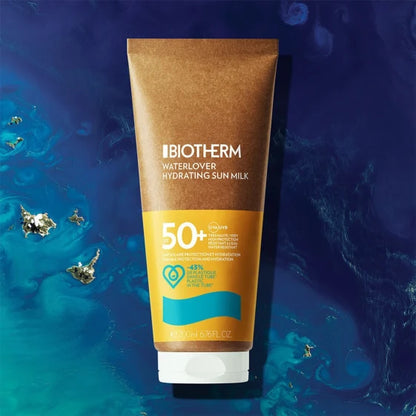 Biotherm Waterlover SPF 50+ Hydrating Sun Milk 200ml (200 ml) — view 7