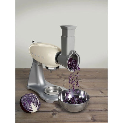 SMEG Slicer & Grater (4 Accessories) SMSG01 - Grey - Plastic, Stainless Steel - China - SMF01/02/03/13 - 24 mm — view 3