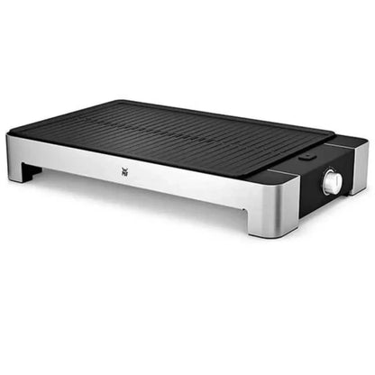 WMF LONO Quadro Table Grill, Black/Chrome, Square Griddle 270 x 270 mm, Aluminum (400 x 320 x 400 mm / Black)