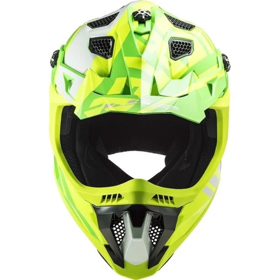 LS2 MX700 Subverter Evo GAMMAX Cross Enduro Motorcycle Helmet Yellow Fluo Green (XL) — view 3