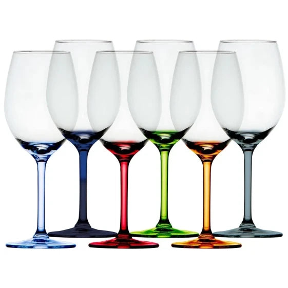 Marine Business Ecozen Party Wine Glass 340 ml, 6 pieces (Multicolour)