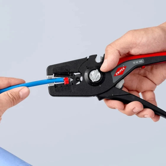 KNIPEX PreciStrip 16 Insulation Stripper (Red) — view 3