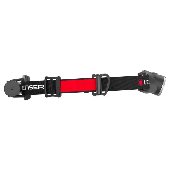LED Lenser H8R Headband Flashlight, Black/Red, IPX4, -20 to 40 °C, LED, 1 lamp — view 4