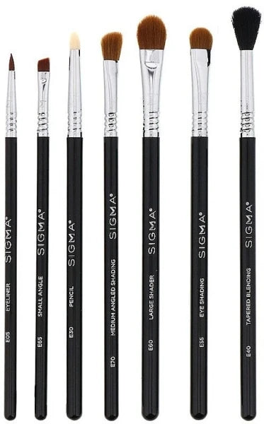 Sigma Beauty Basic Eye Makeup Brush Set, 7-Piece (7 St.)