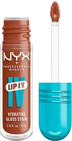 NYX Professional Makeup Lip I.V. Hydrating Gloss Stain (5 ml / Vinous) — view 8