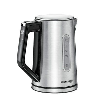 ROMMELSBACHER WK 3000 Electric Kettle 1.7 L 3000 W Black Stainless Steel Adjustable Thermostat Water Level Indicator — view 2