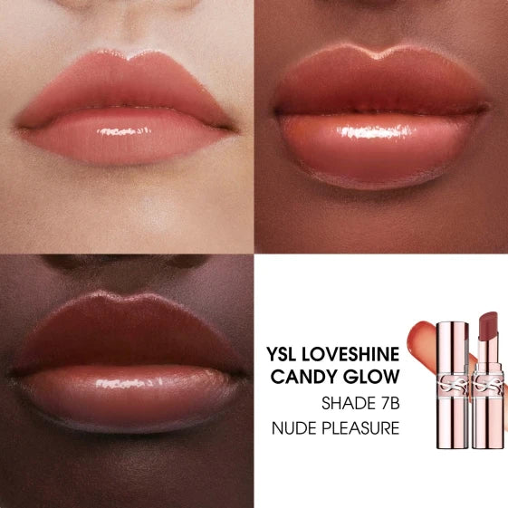 Yves Saint Laurent Candy Glow Tinted Lip Balm (3.2 g / 7B NUDE PLEASURE) — view 5