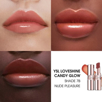 Yves Saint Laurent Candy Glow Tinted Lip Balm (3.2 g / 7B NUDE PLEASURE) — view 5