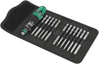 Wera 05004171001 - Bicycle tool set - Black/Green - T10, T20, T25, T30 - 2, 2.5, 3, 4, 5, 6 mm - 150 mm (Black)