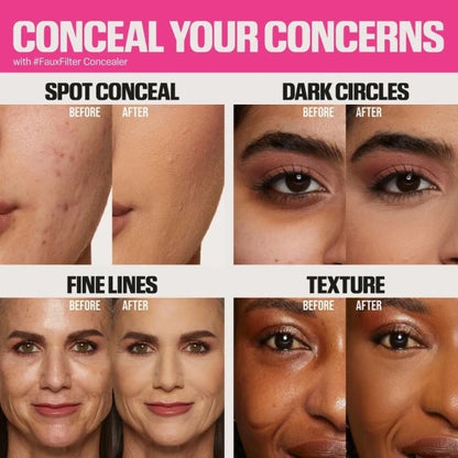 Huda Beauty Fauxfilter Luminous Matte Liquid Concealer 1.3 Marshmallow — view 2