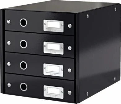 Leitz Click & Store 4-Drawer Unit (10K269A) (Black)