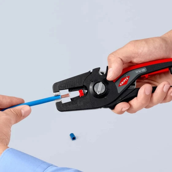 KNIPEX PreciStrip 16 Insulation Stripper (Red) — view 12