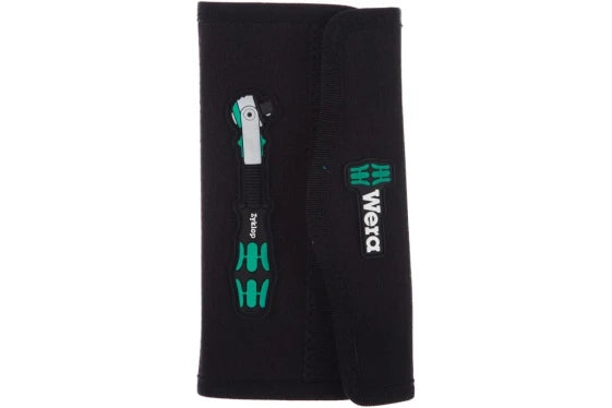 Wera 8100 SA 6 Socket Wrench Set, 1/4" Drive Ratchet Handle, 1 pc, Black/Chrome/Green (110 x 60 x 205 mm / Gray) — view 4