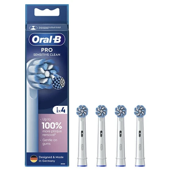 Oral B Sensitive Replacement Brush Heads EB60, 4 pcs
