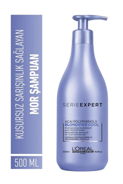 L'Oreal Professionnel Serie Expert Blondifier Gloss Reconstructing Shampoo for Bleached Hair 500 ml (300 ml NEW, 500 — view 4