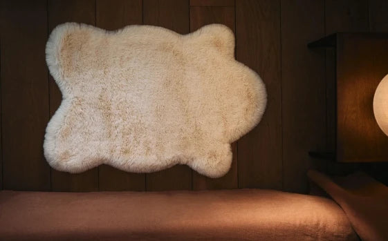 Zarahome Small Irregular Fuzzy Rug (60 x 90 cm) — view 16