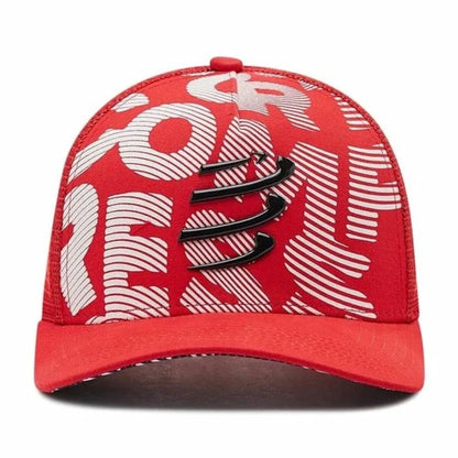 Compressport Sports Cap CU00008B-303 Red One Size